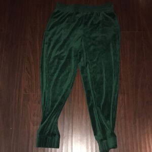 Wild Fable Velour Green Joggers Like New
